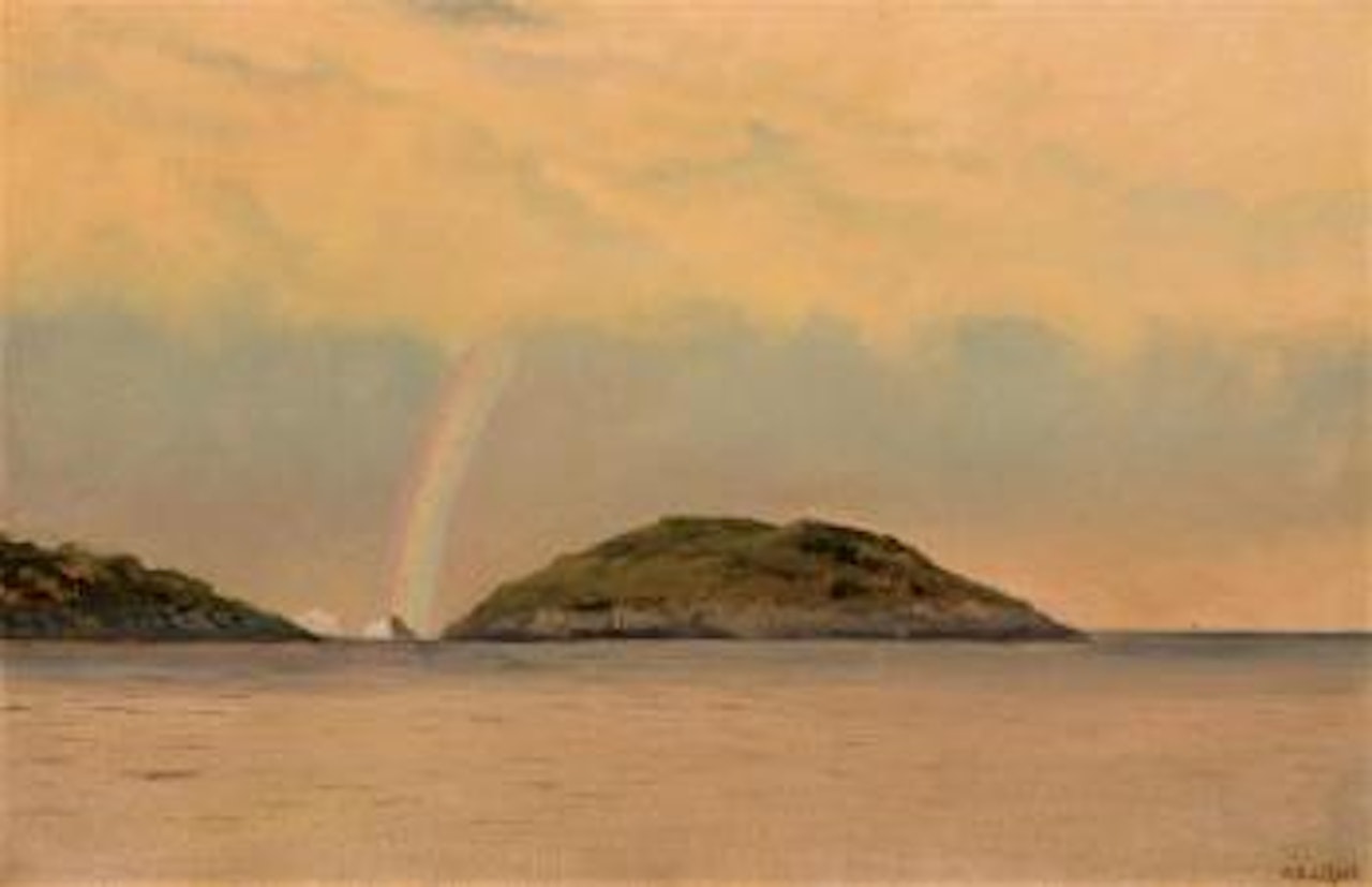 Rainbow over the arctic by William Bradford