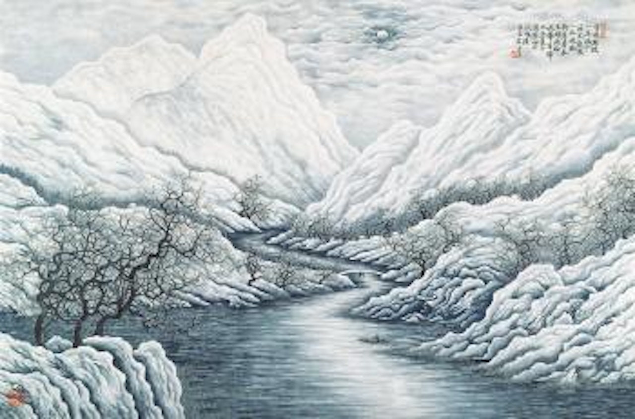 Snowy scenery by Lengyue Tao