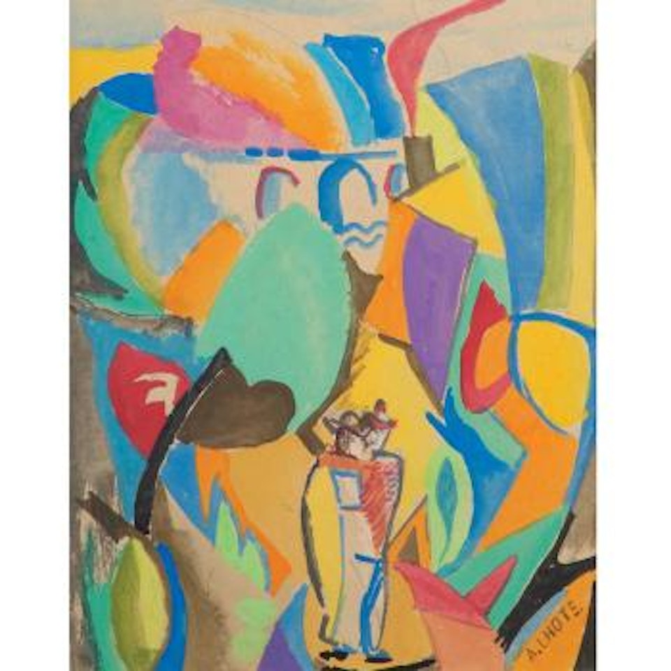 Figures with an aqueduct by André Lhote