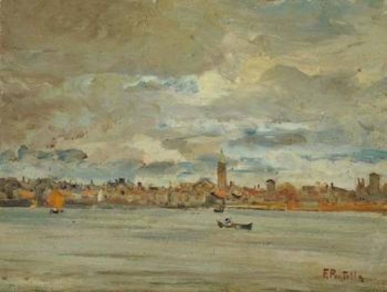 Scorcio veneziano by Fausto Pratella