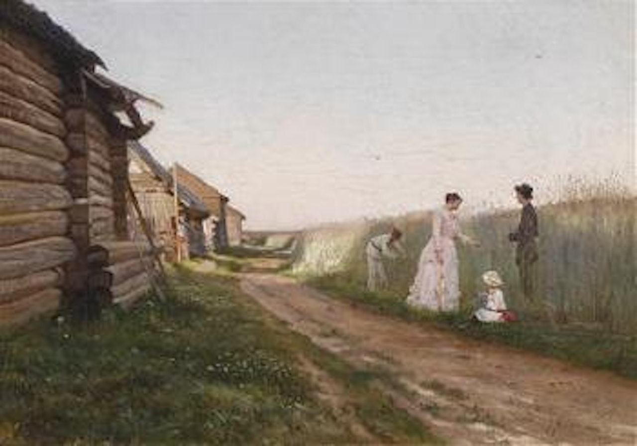 In a cornfield by Jossif Kratschowski