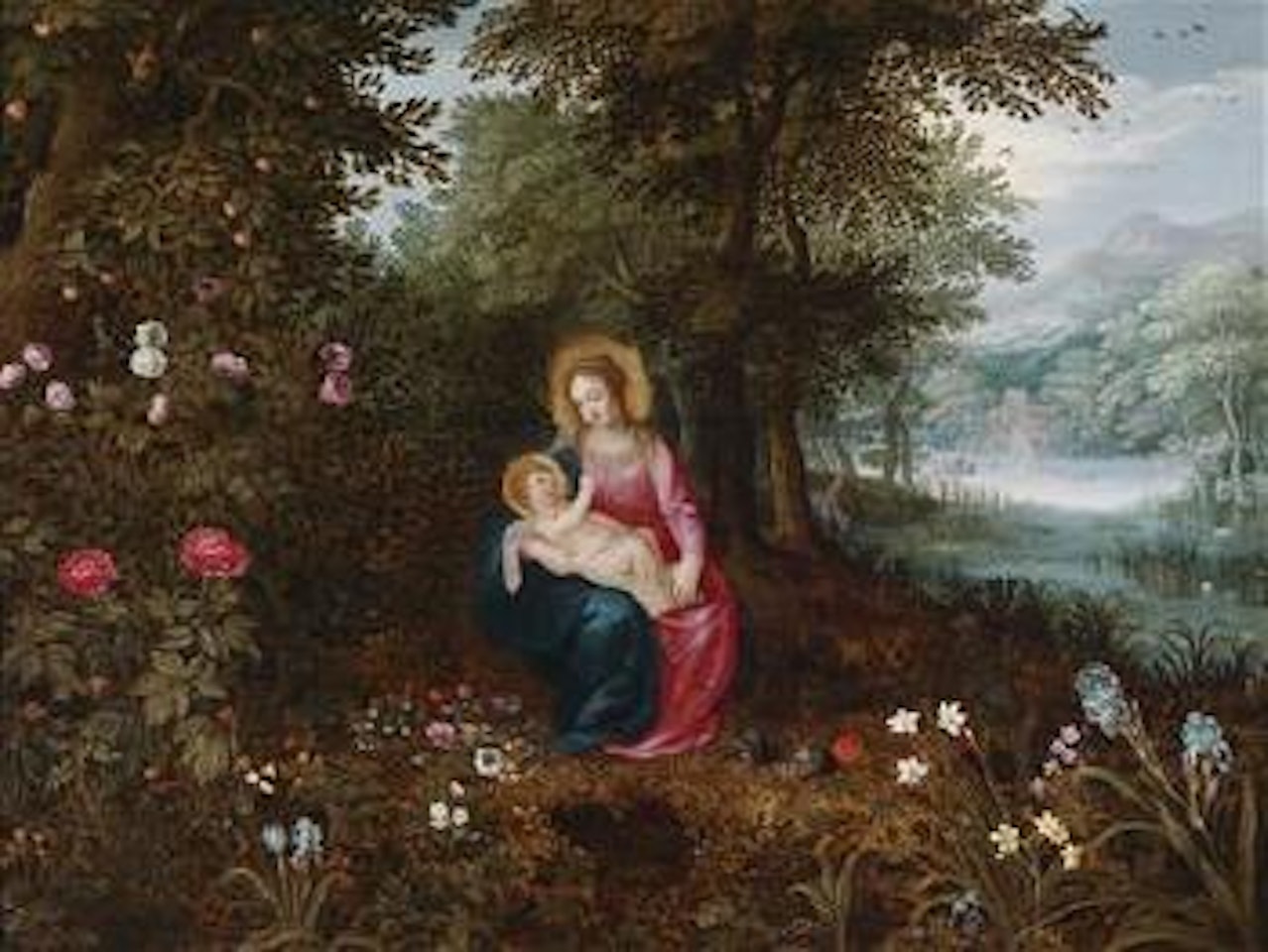 Rest on the flight into Egypt by Jan Brueghel the Younger
