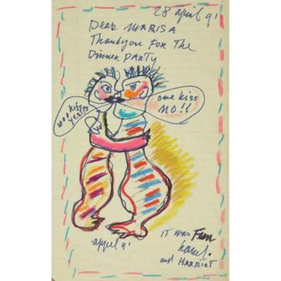 Letter to Marisa Del Re by Karel Appel