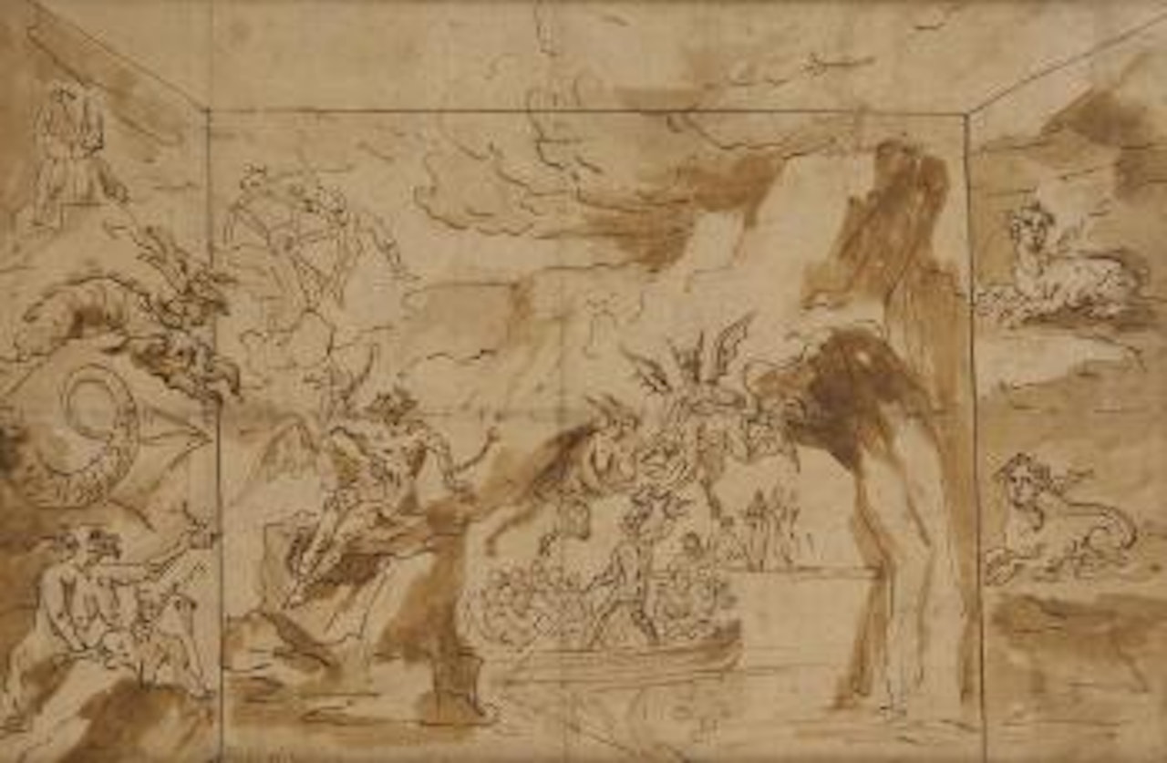 L'enfer by Pier Francesco Mola