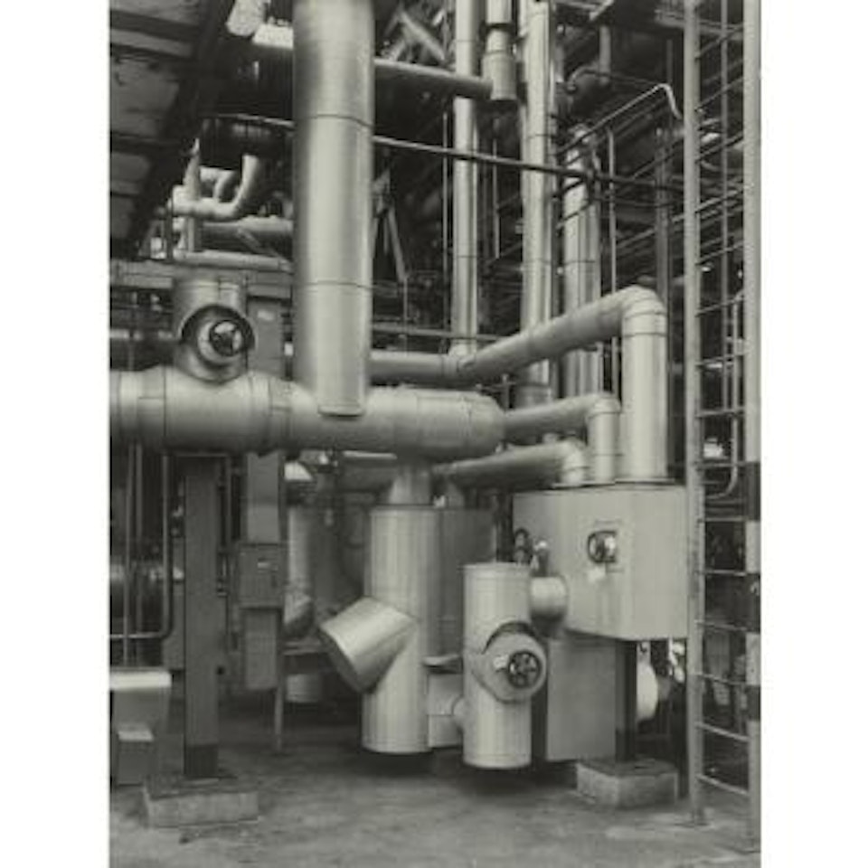 Pipe Detail, Oil Refinery, Wesseling/Cologne, Germany by Bernd & Hilla Becher