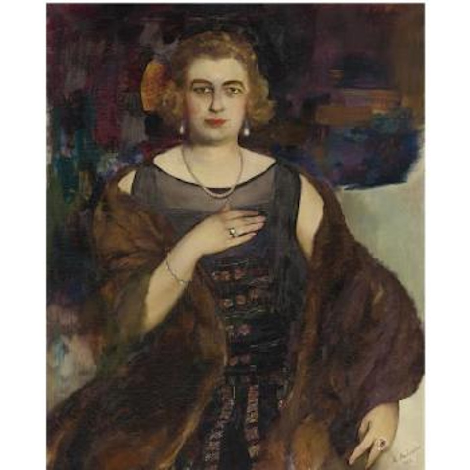 Portrait Of A Lady by Filip Malyavin