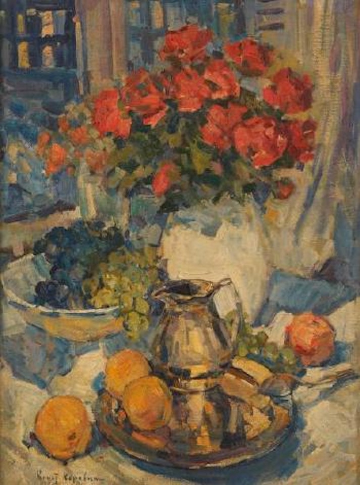 Composition aux fleurs et aux fruits by Konstantin Alekseevich Korovin