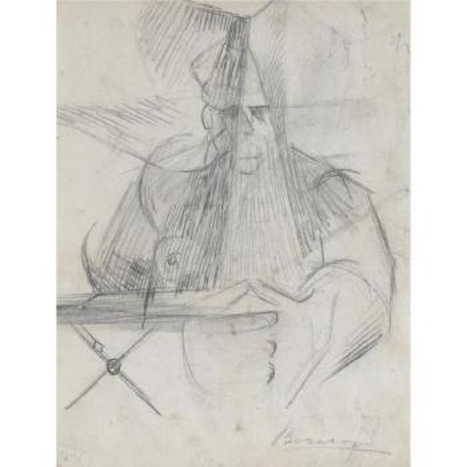 Studio Per I "Volumi Orizzontali" (La Madre) by Umberto Boccioni