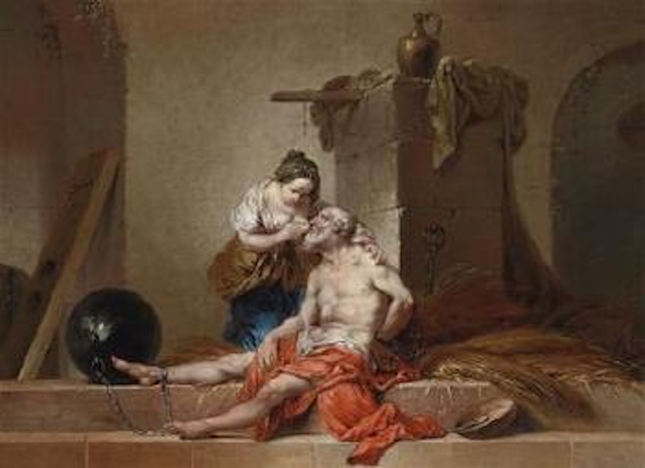 Caritas Romana by Januarius Johann Rasso Zick