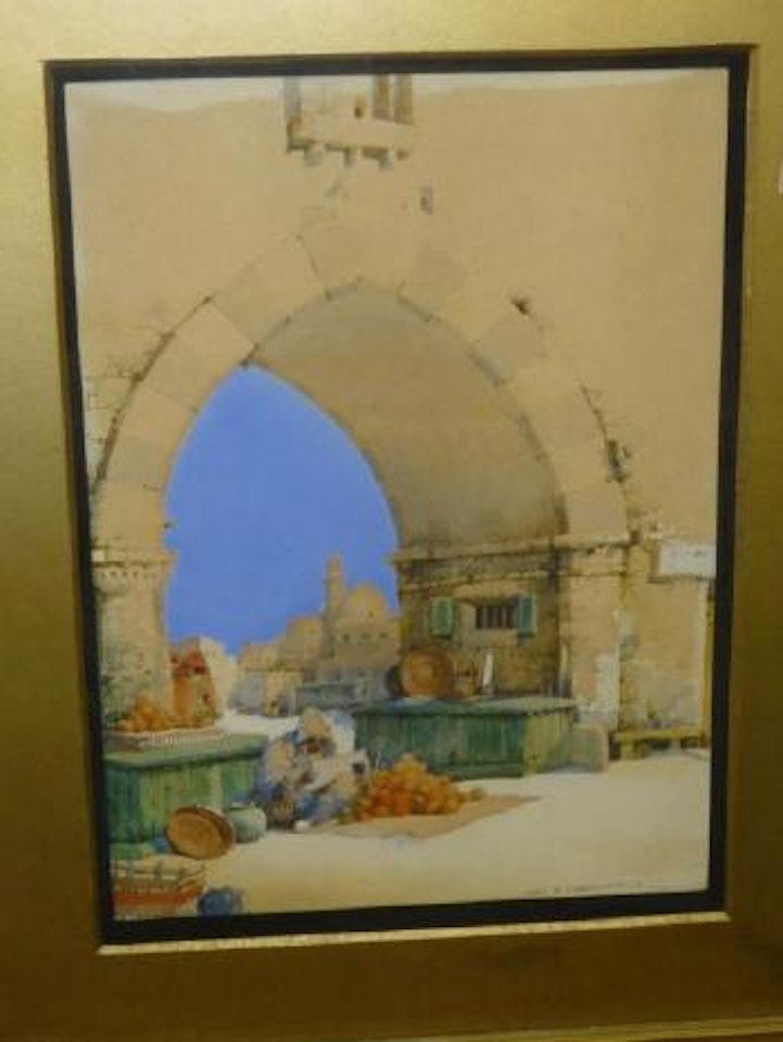 The orange seller by Noel Harry Leaver