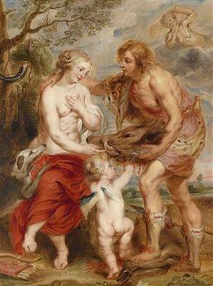 Meleager presenting to Atalanta the head of the Calydonian Boar by Peter Paul Rubens