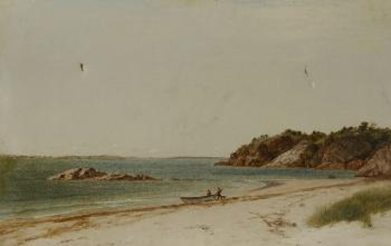 Study for View of the beach at Beverly, Massachusetts by John Frederick Kensett