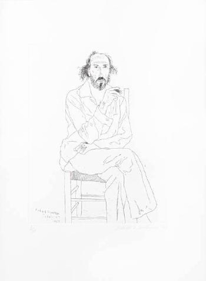 Portrait of Richard Hamilton (MCA Tokyo 118) by David Hockney