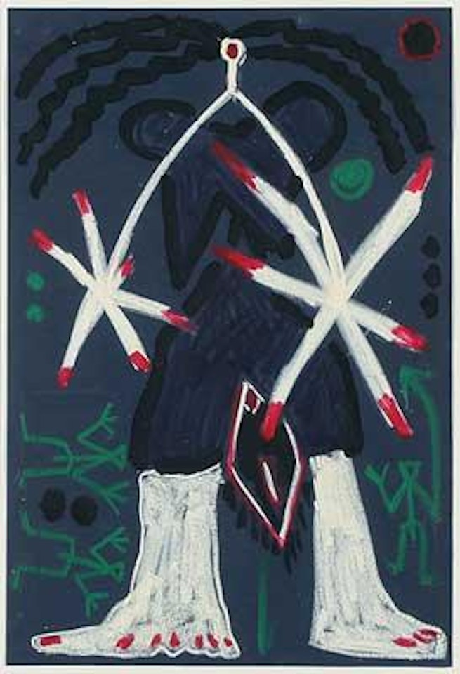 Abstract Woman by A.R. Penck