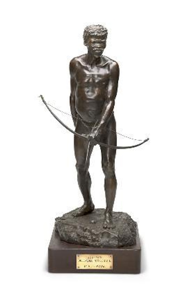 The bushman hunter by Anton van Wouw