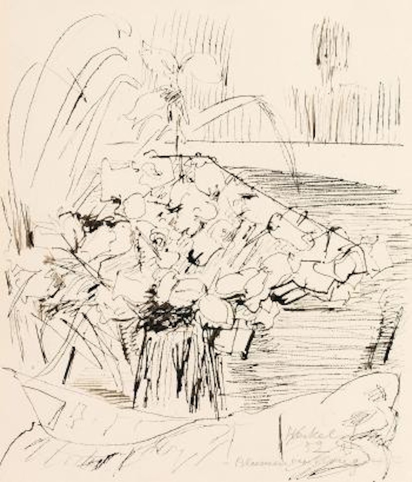 Blumen im Krug by Erich Heckel