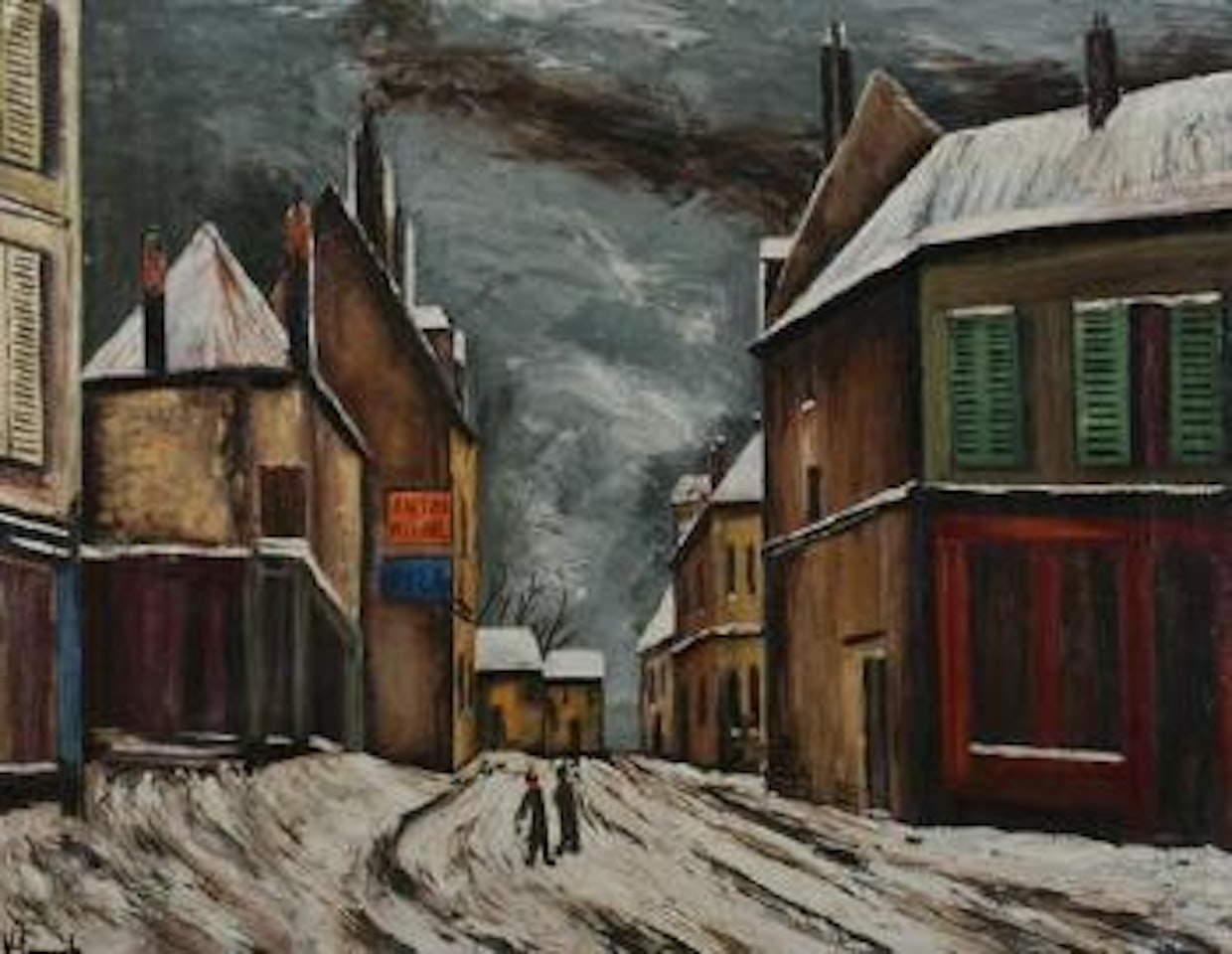 Le village en hiver by Maurice de Vlaminck