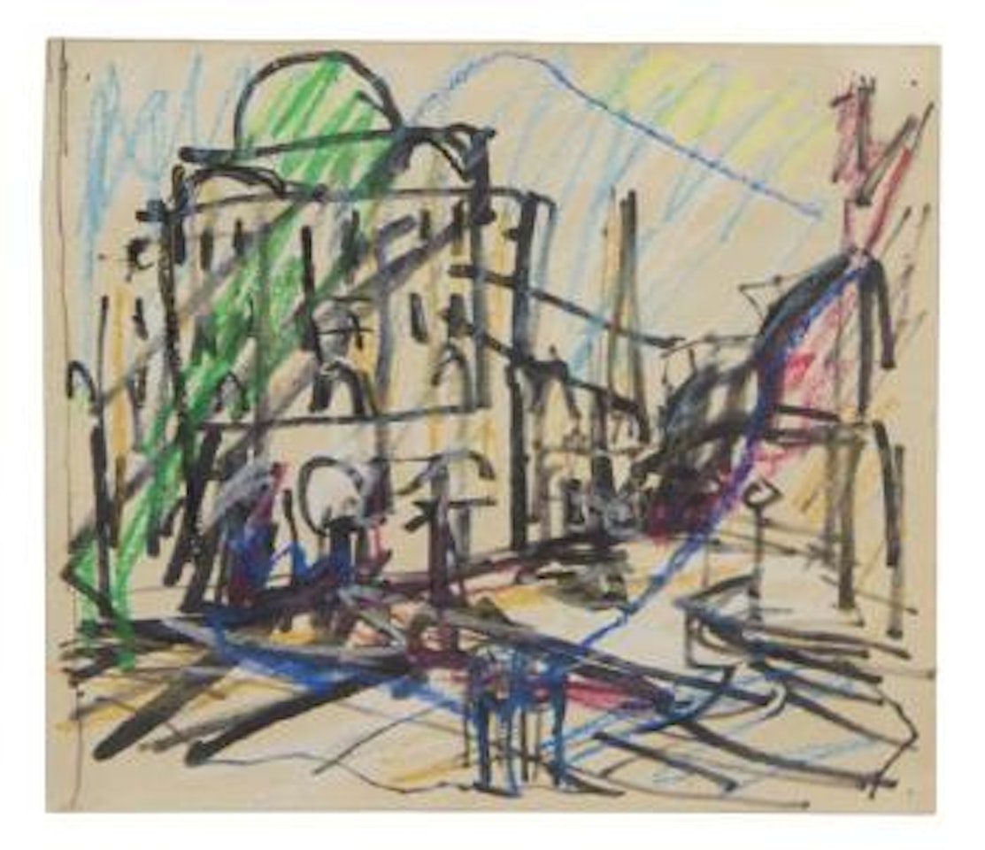 Camden Theater by Frank Auerbach