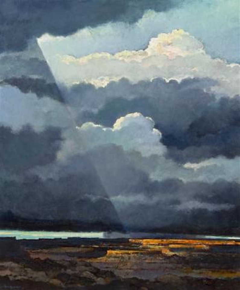 Sun shaft by Eric Sloane
