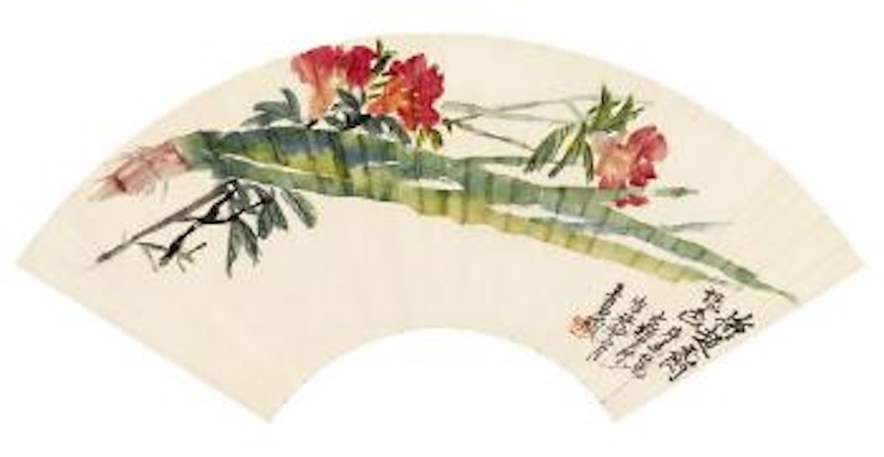 Flowers and vegetables by Wu Changshuo