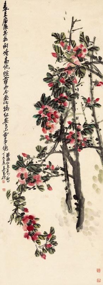 Camellias by Wu Changshuo