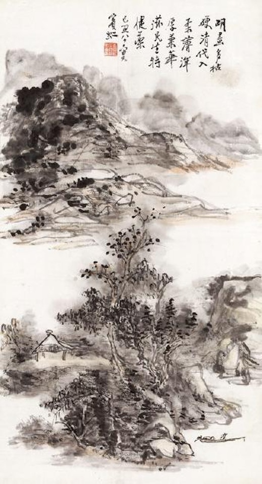Landscape by Huang Binhong