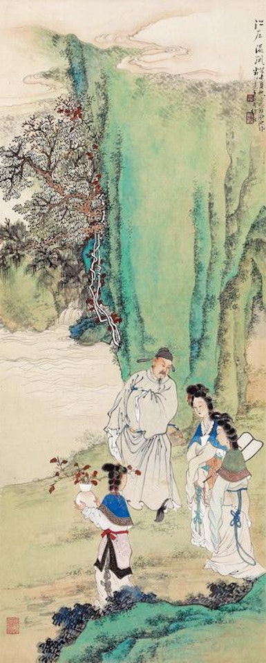 Xie An and beauties by Xu Cao