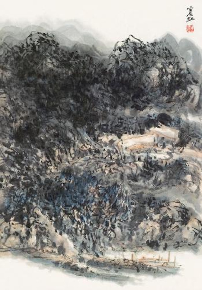Landscape by Huang Binhong