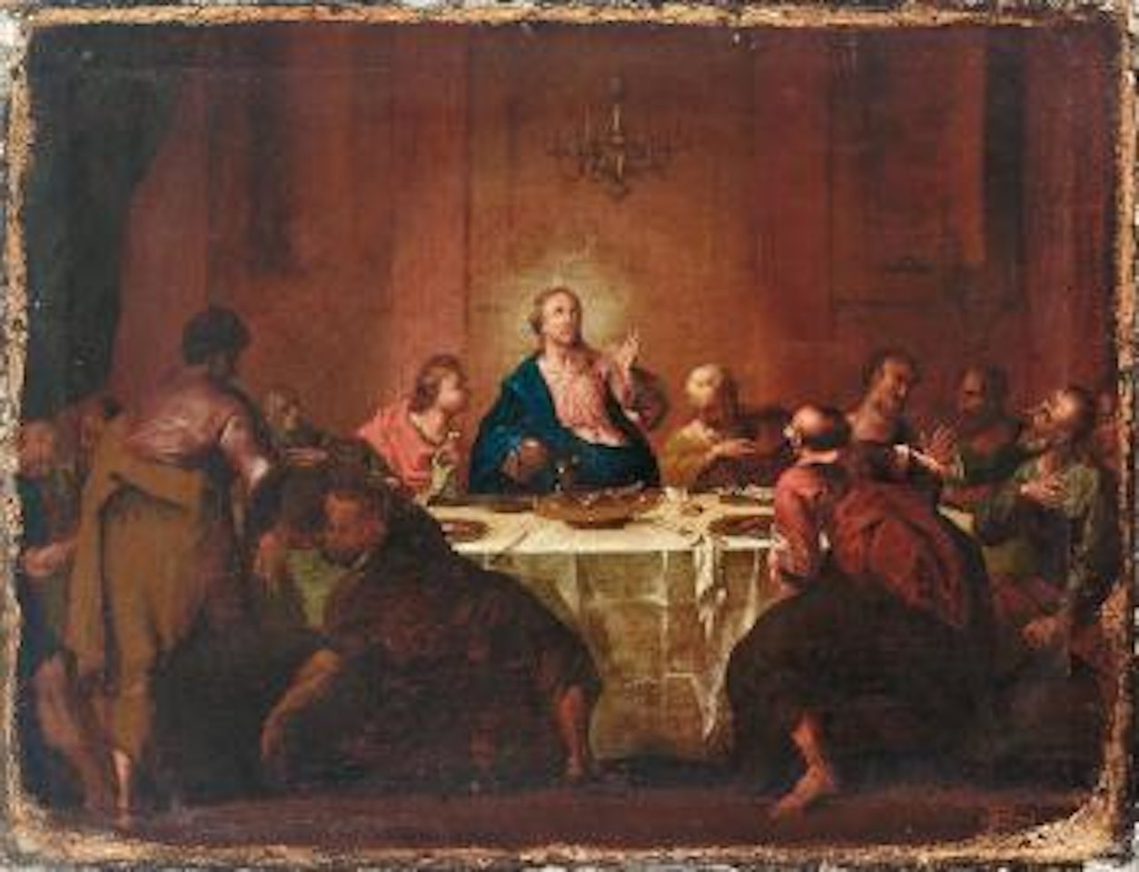 Das letzte Abendmahl by Januarius Johann Rasso Zick