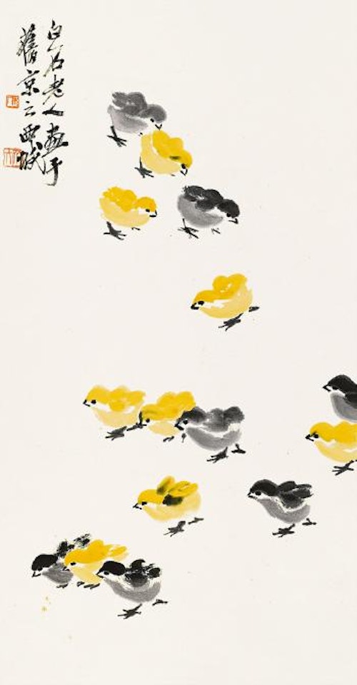 Chicken by Qi Baishi