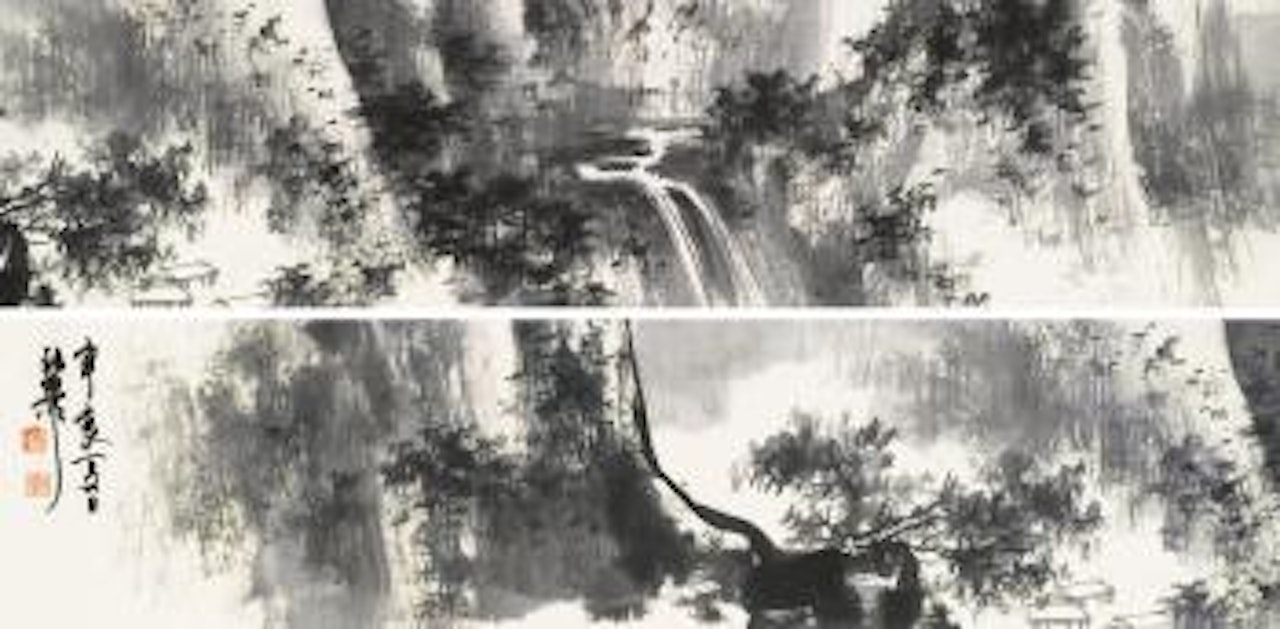 Landscape by Xie Zhiliu