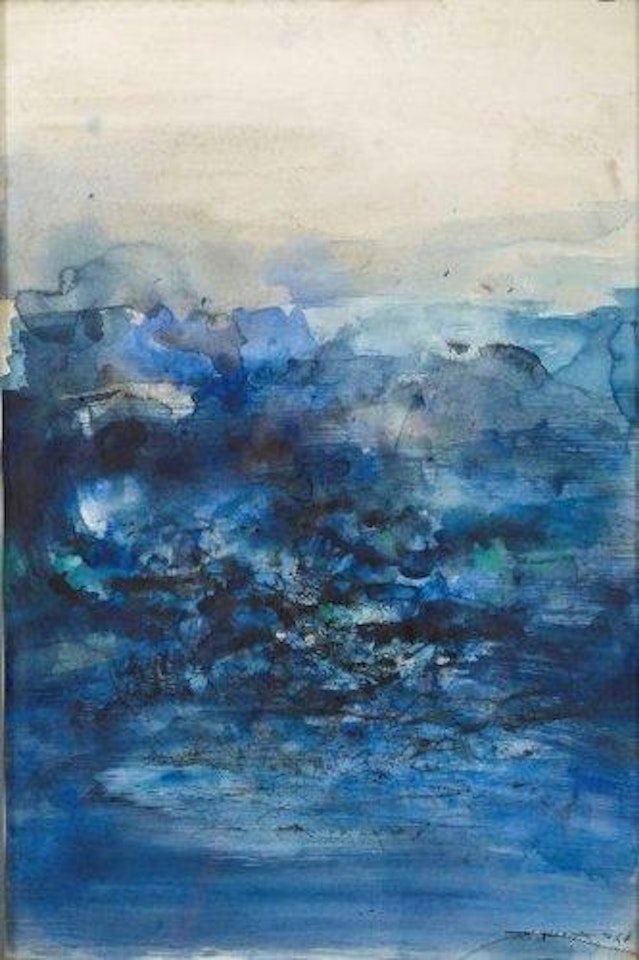 Composition by Zao Wou-Ki