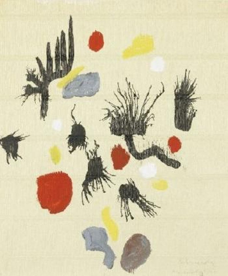 Composition by Gaston Chaissac