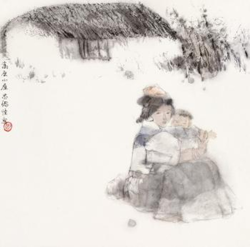 Mother and baby by Zhou Sicong