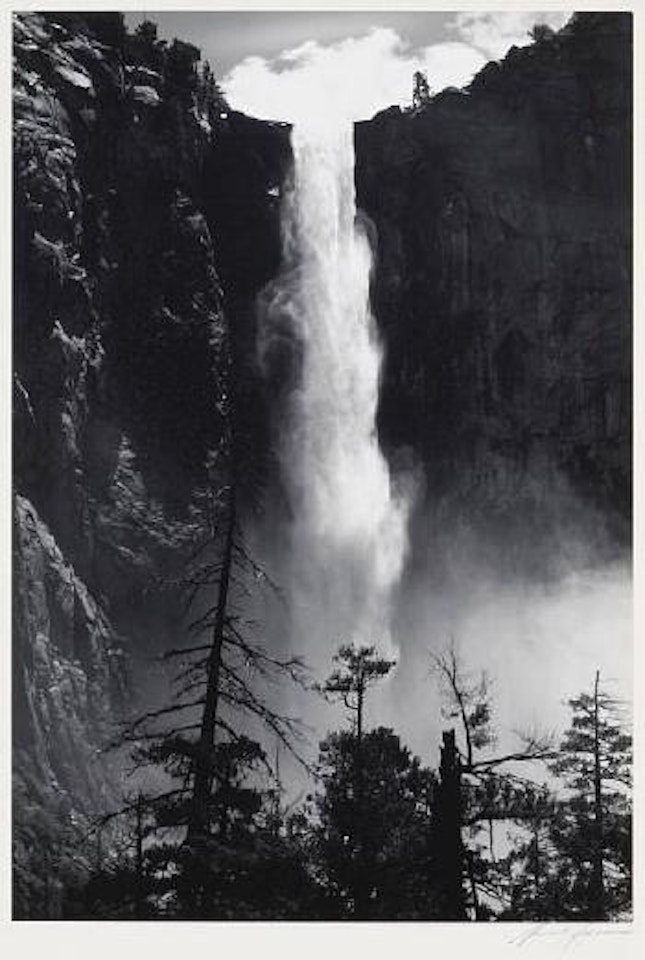 Bridalveil Fall by Ansel Adams