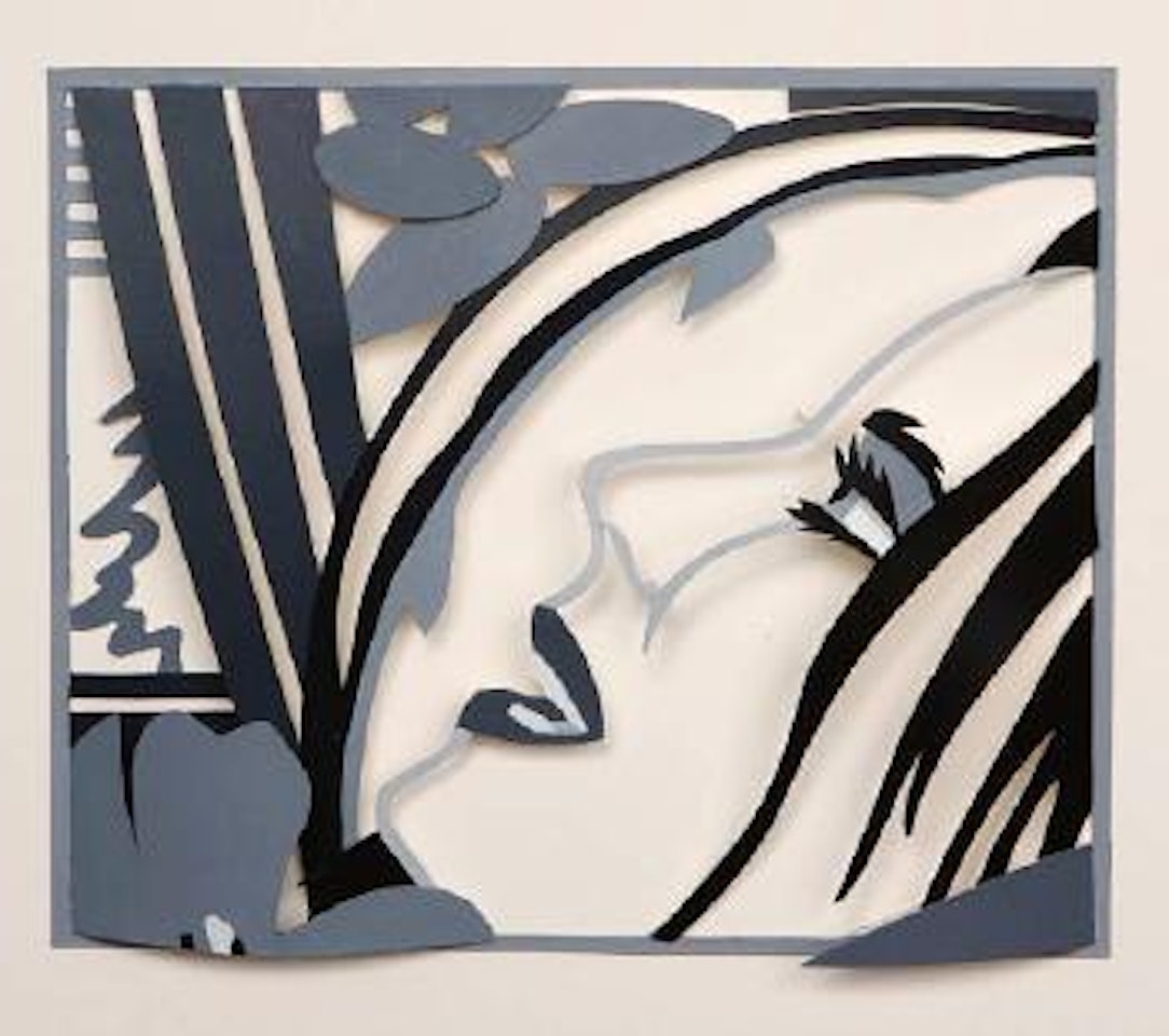 Bedroom face with tulip by Tom Wesselmann