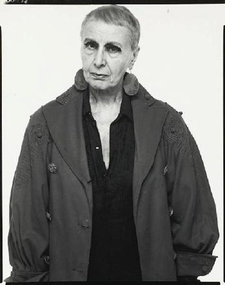 Louise Nevelson, sculptress, New York City, 5-13-75 by Richard Avedon
