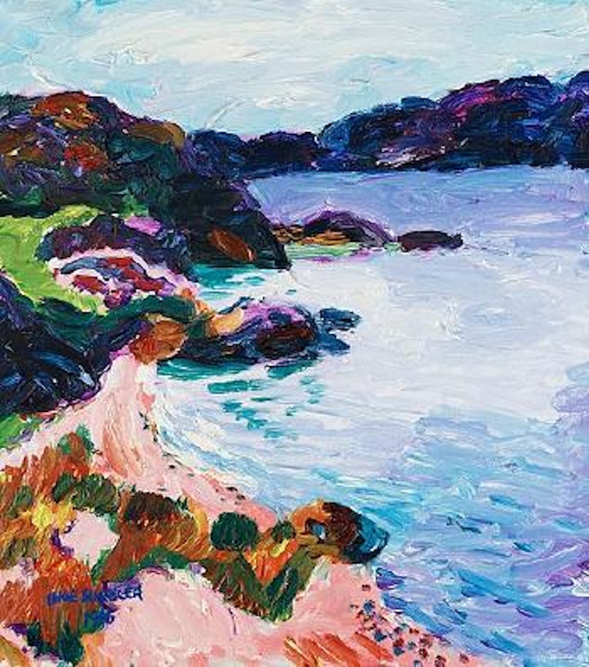 Strand vid Kostersundet (Beach by the west coast, Koster) by Inge Schiöler
