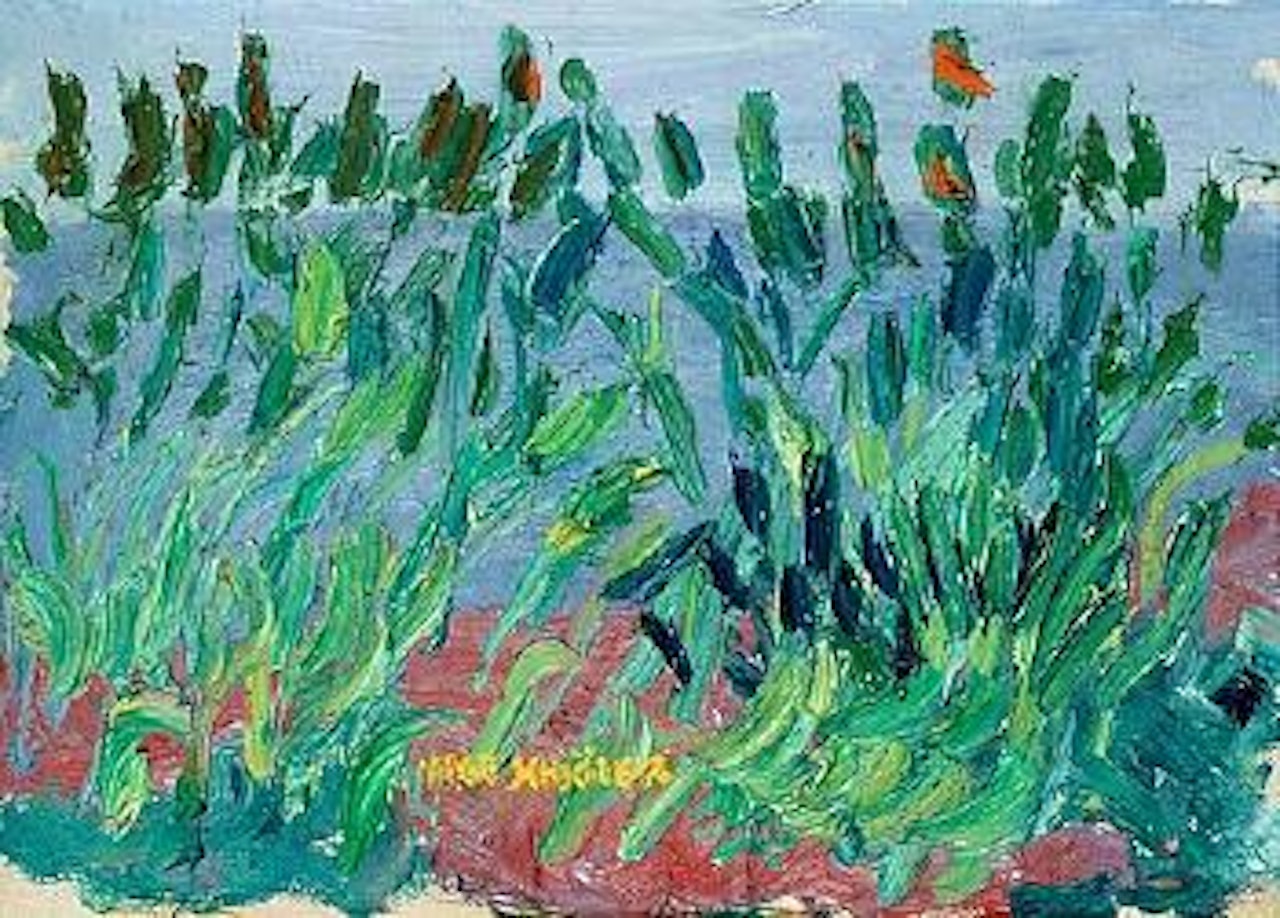 Grunnebukten, Öddö (Beach by the sea) by Inge Schiöler
