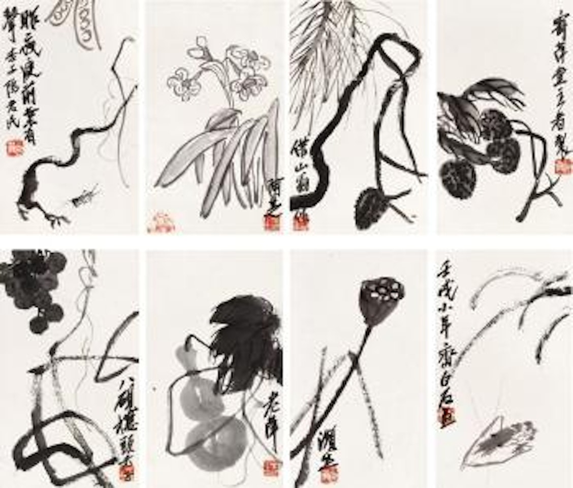 Flowers by Qi Baishi