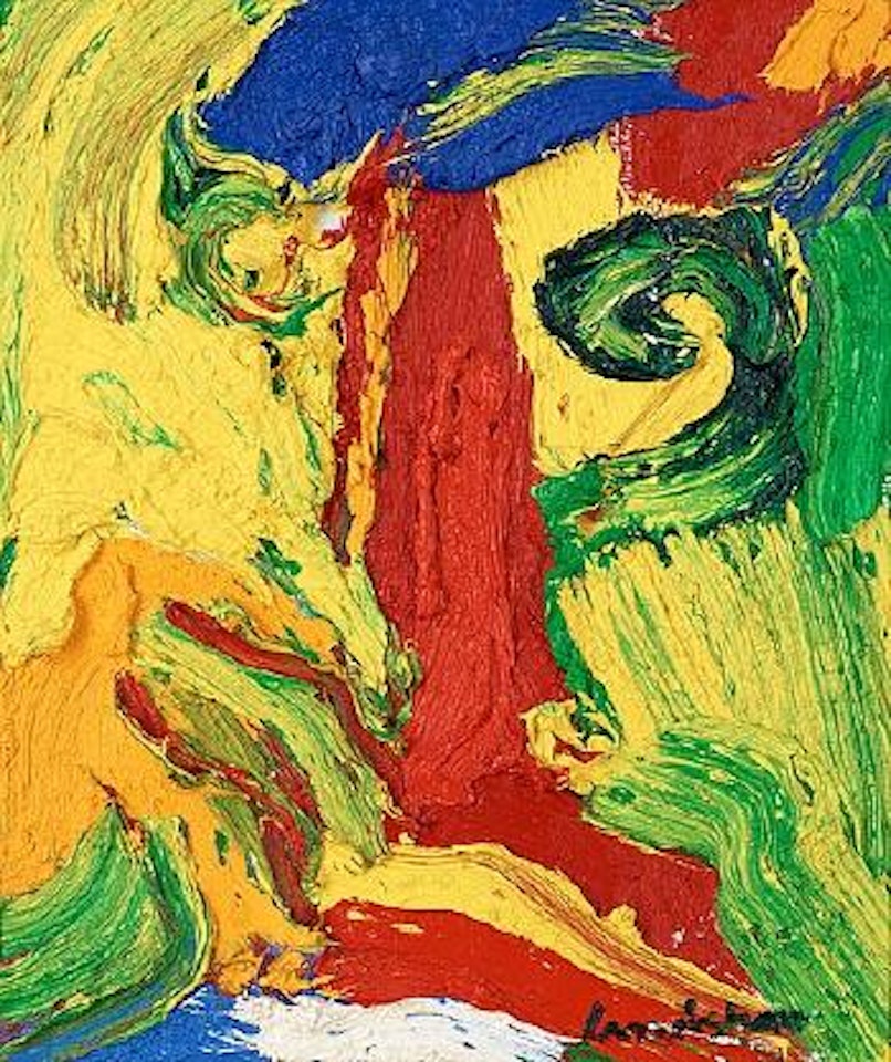 Elds man (Man of fire) by Bengt Lindstrom