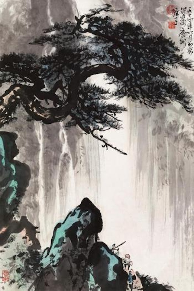 Galloping waterfall by Li Xiongcai