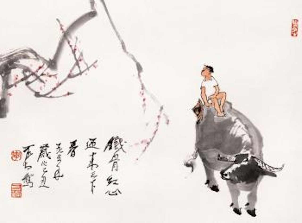 Cowboy by Li Keran
