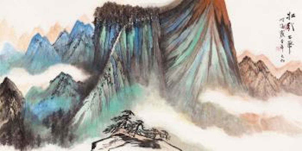 Tai Hua mountain by He Haixia