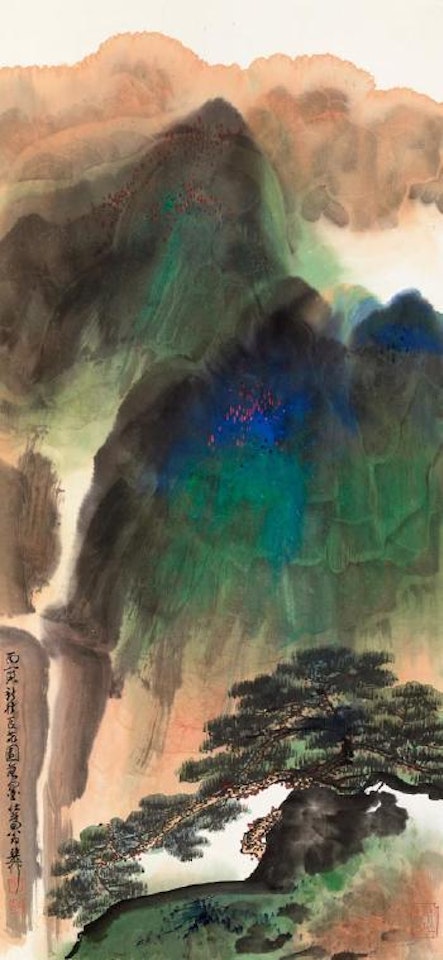 Landscape by Xie Zhiliu