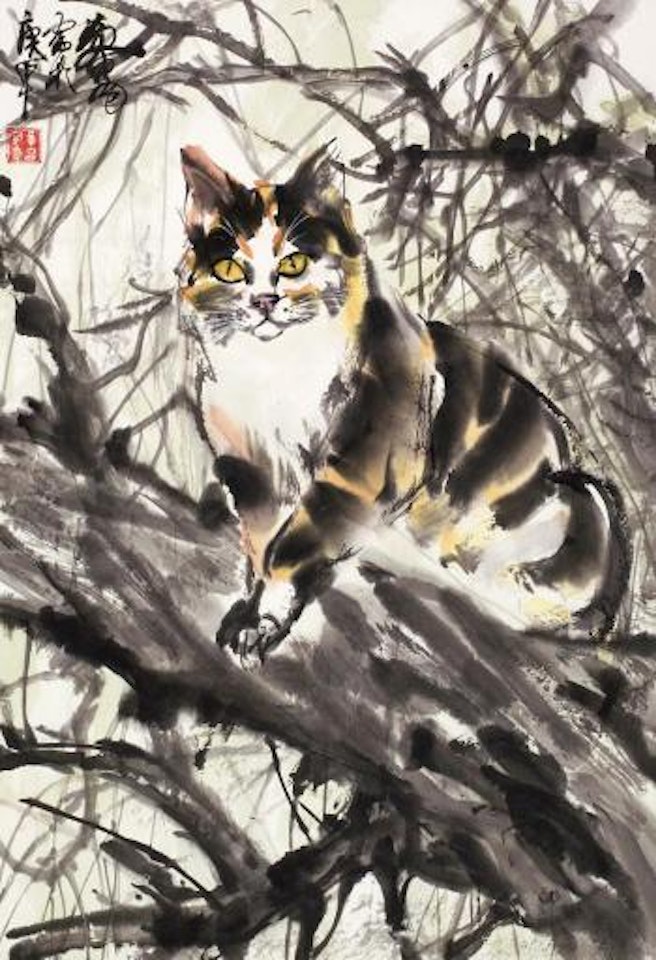 Cat by Huang Zhou