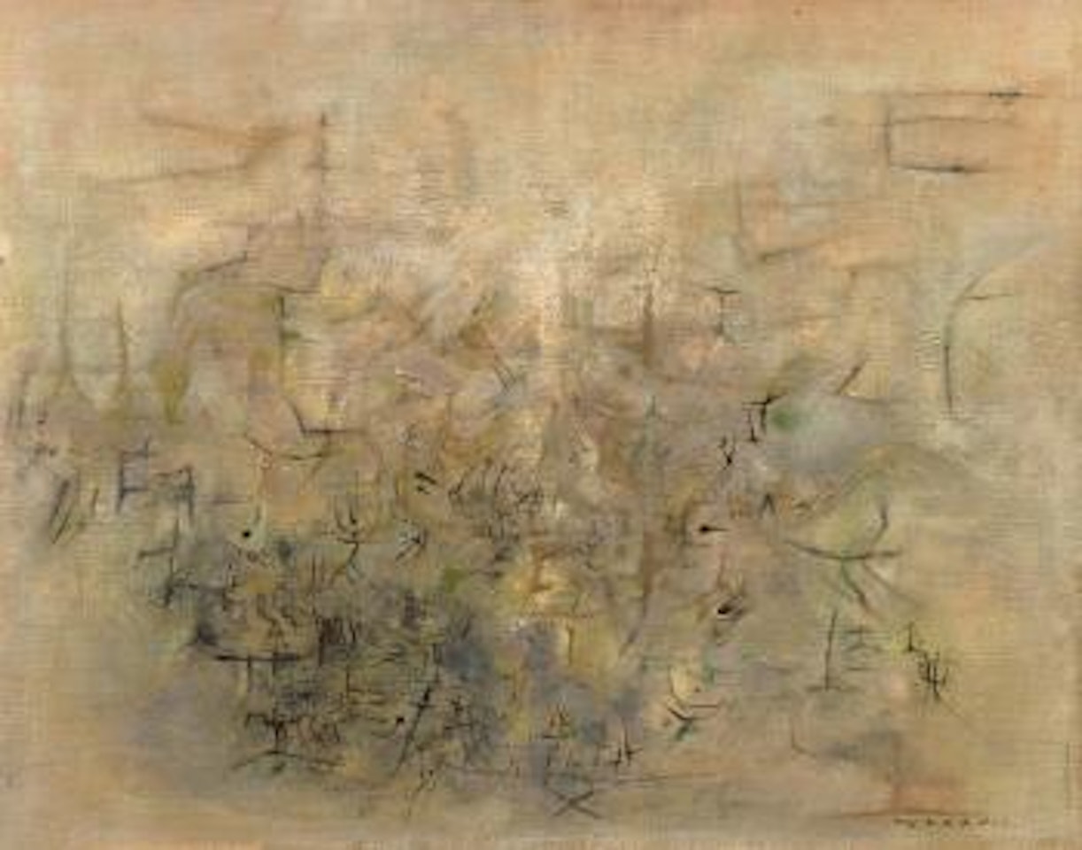 Abstract landscape by Zao Wou-Ki