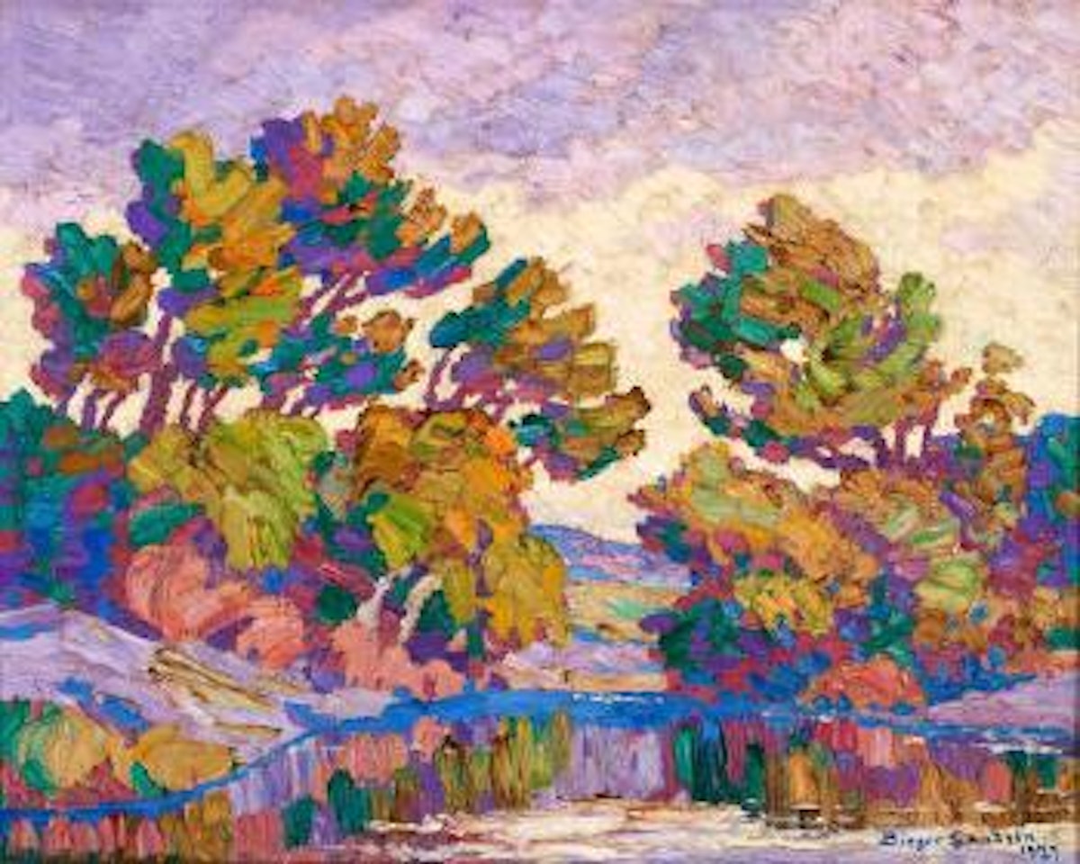 Early Fall, Smoky River by Birger Sandzen