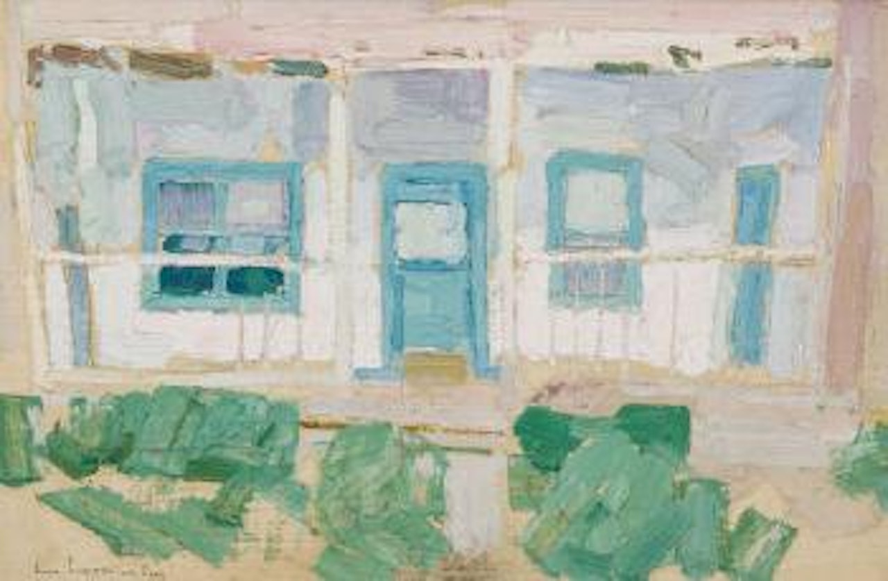 Taos house by Leon Gaspard