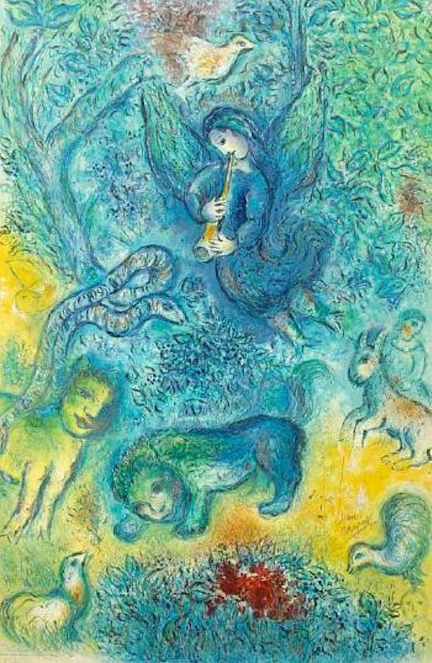 The magic flute by Marc Chagall